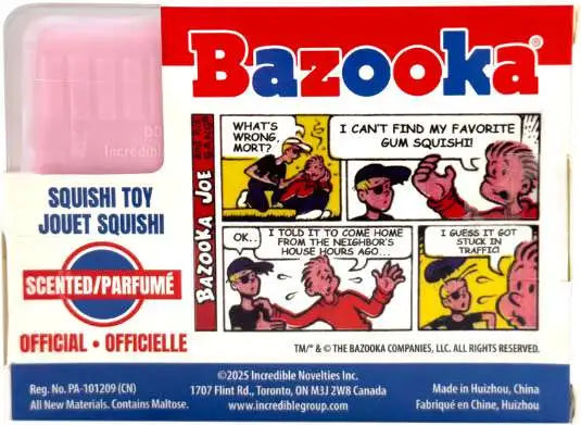 Bazooka Gum Scented Squishy