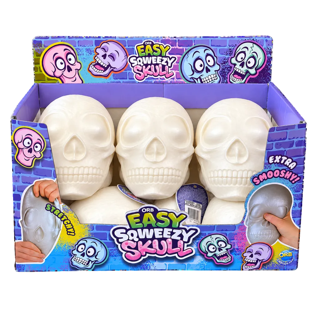ORB Easy Sqweezy Skull Squishy