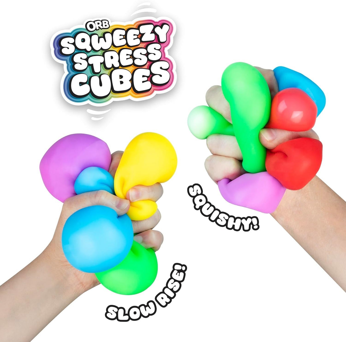 ORB Easy Sqweezy Stress Cubes Squishy