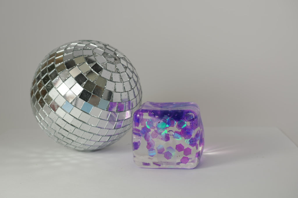 Glitter Sugar Cube