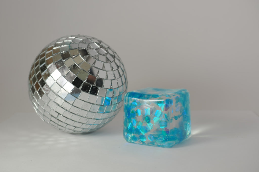 Glitter Sugar Cube