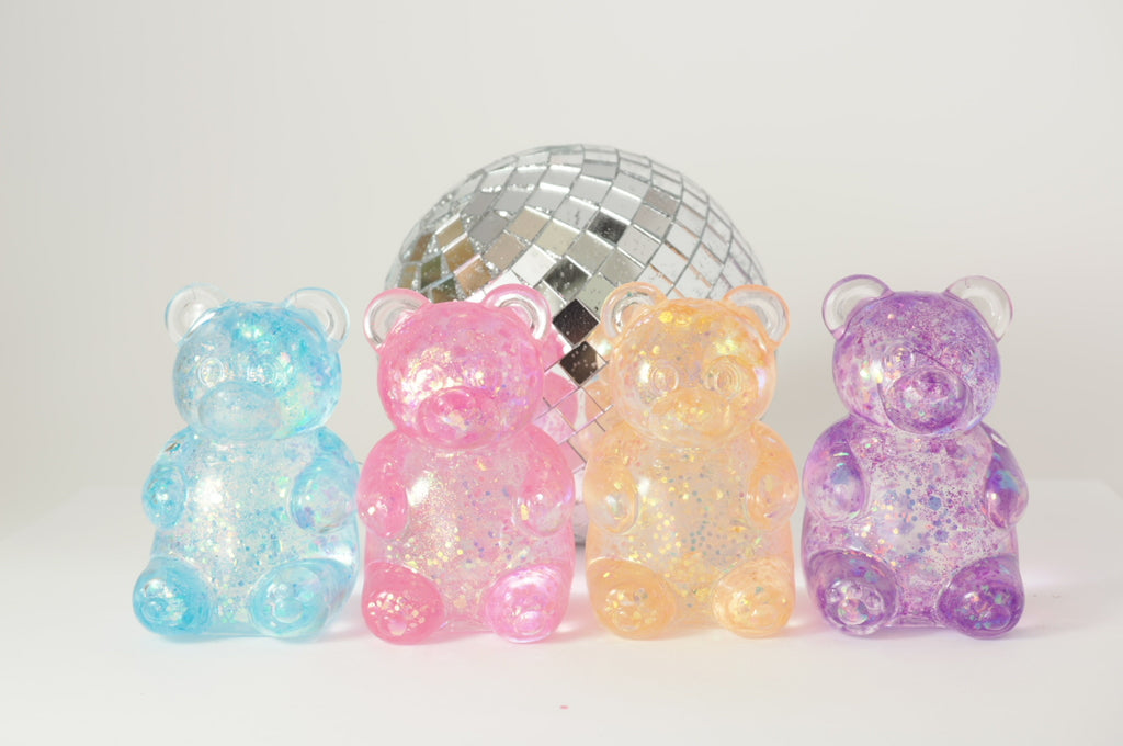 Small Glitter Gummy Sugar Bear