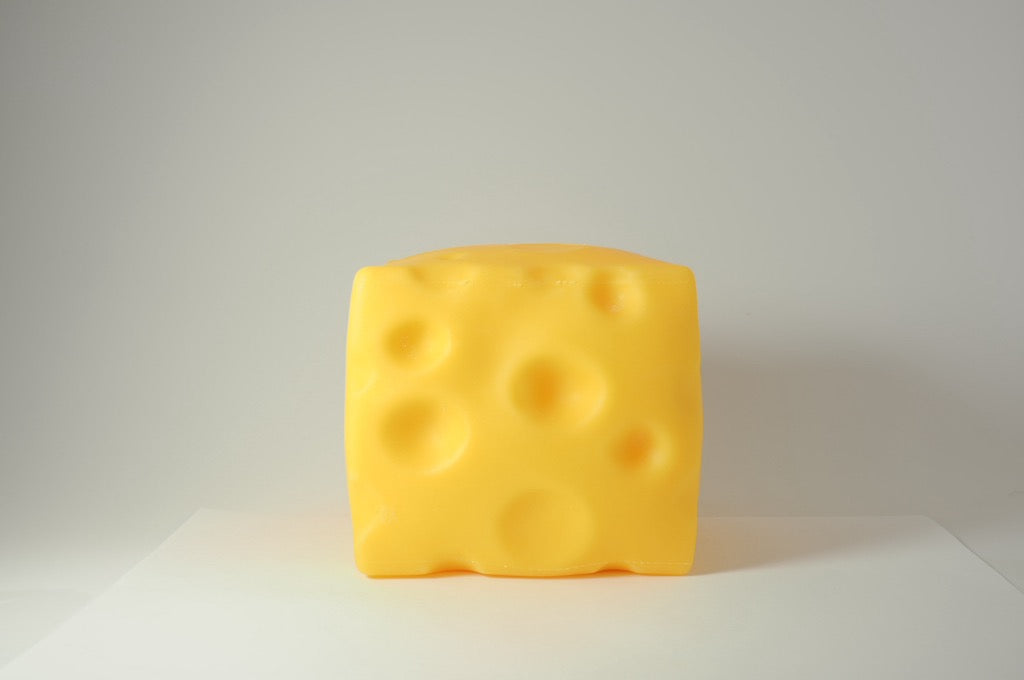 Large Cheese Cube Marshmallow Squish