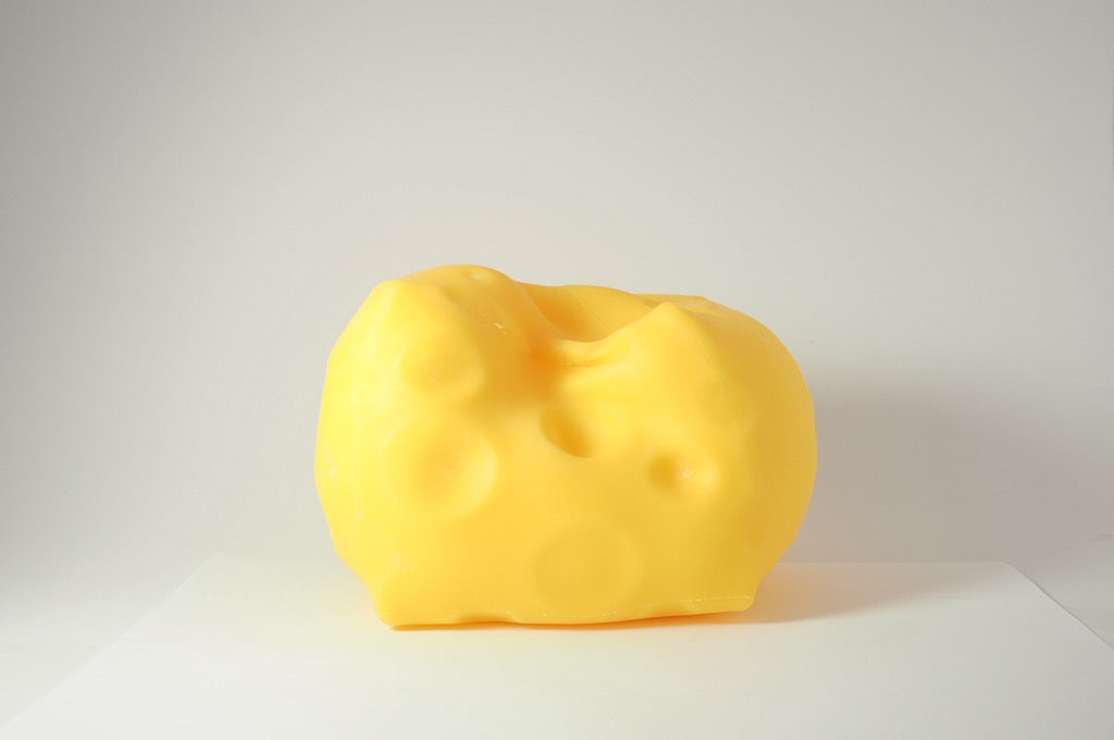 Large Cheese Cube Marshmallow Squish
