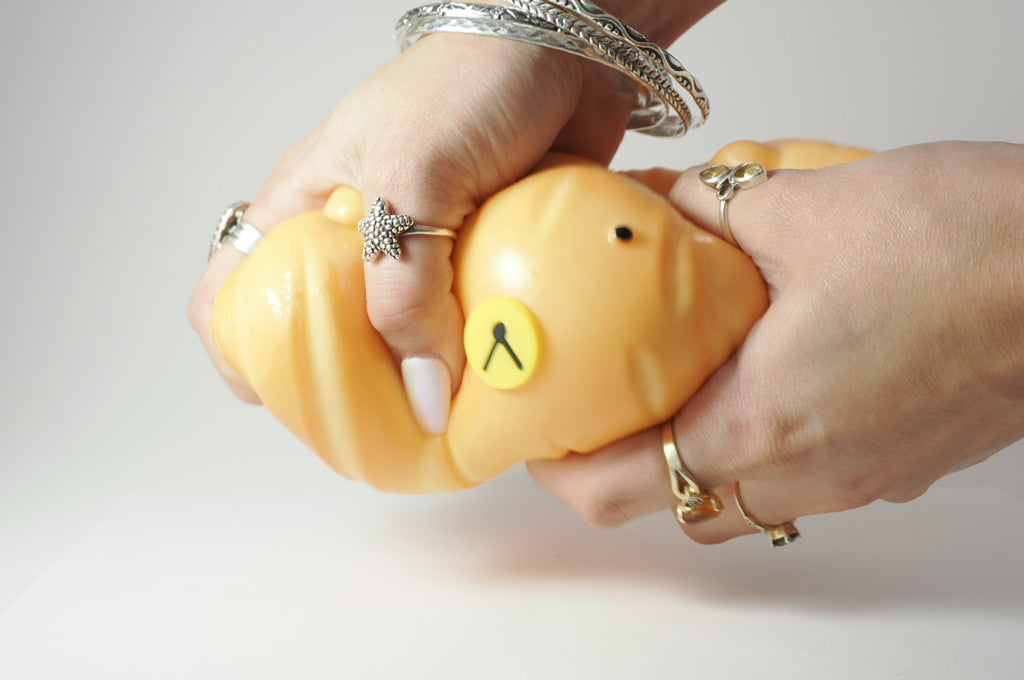 Bear Croissant Marshmallow Squish