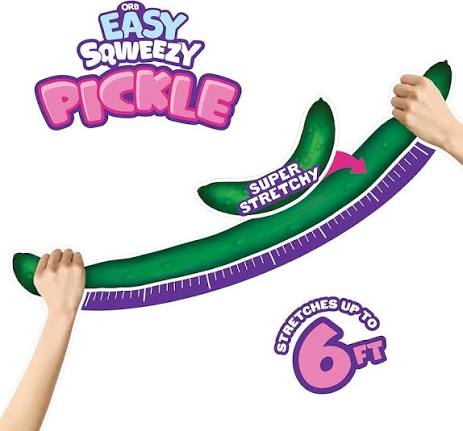 ORB Easy Sqweezy Pickle Marshmallow Squishy