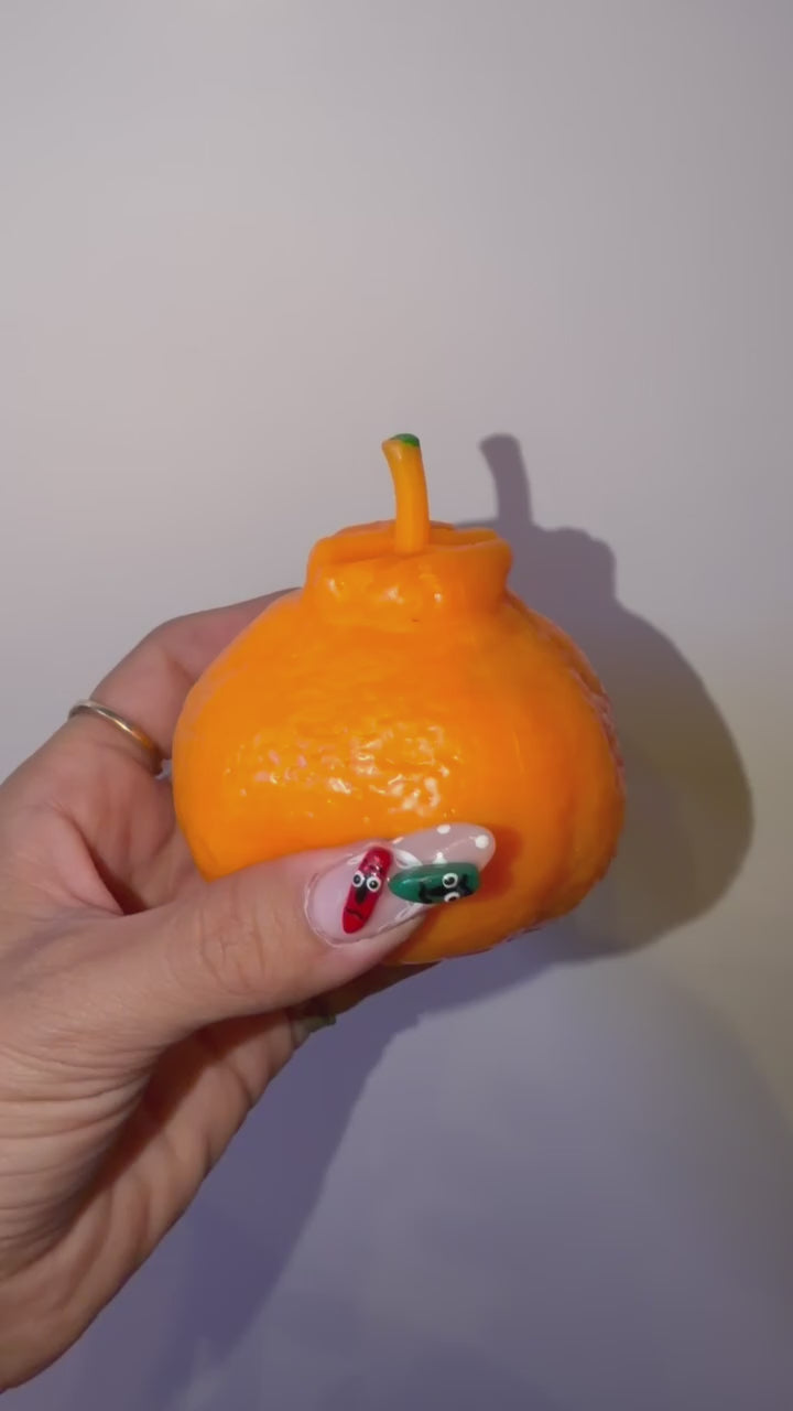 Orange Crunchy Squishy