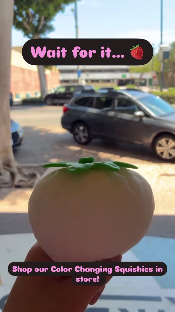 Large Color Changing Strawberry Marshmallow Squishy